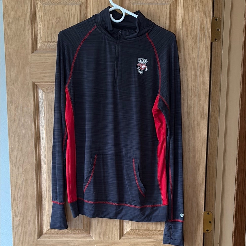 Wisconsin Badgers Quarter-Zip Pullover